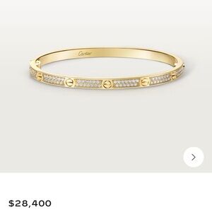 Cartier Paved Bracelet Small size